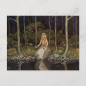 John Bauer Die Prinzessin im Wald Postkarte (Vorderseite)