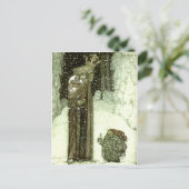 John Bauer Die Prinzessin und der Troll Postkarte (Stehend Vorderseite)