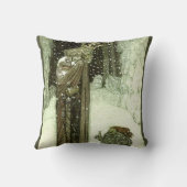 John Bauer die Prinzessin und die Schleppangel Kissen (Rückseite)