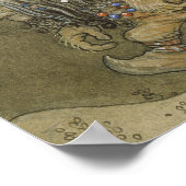 John Bauer - Die Prinzessin und die Trolle Poster (Ecke)