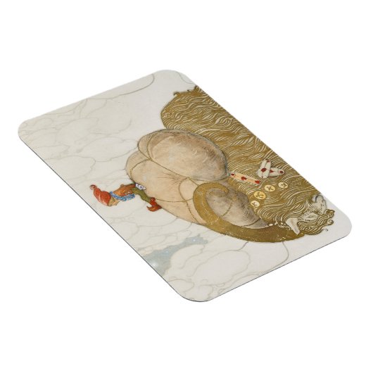 John Bauer - Die Weihnachtsziege Magnet (Rechte Seite)