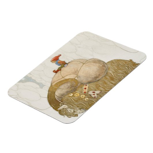 John Bauer - Die Weihnachtsziege Magnet (Linke Seite)