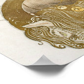 John Bauer - Die Weihnachtsziege Poster (Ecke)