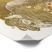 John Bauer - Die Weihnachtsziege Poster (Ecke)