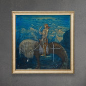 John Bauer Ein Ritter von unter Gnomes Poster