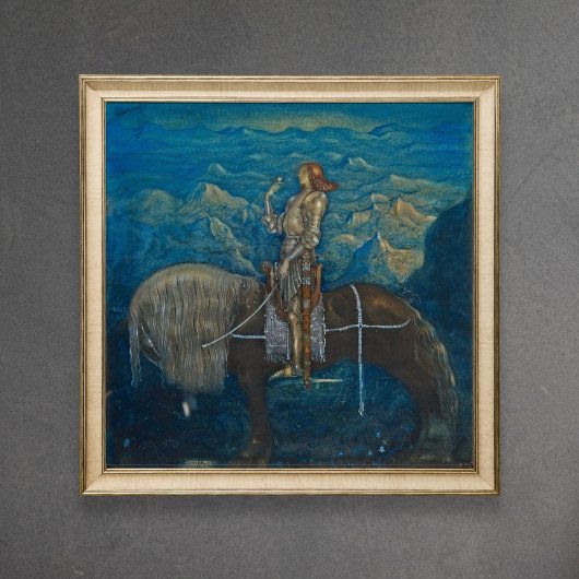 John Bauer Ein Ritter von unter Gnomes Poster