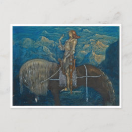 John Bauer Ein Ritter von unter Gnomes Postkarte