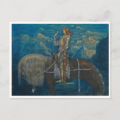 John Bauer Ein Ritter von unter Gnomes Postkarte (Vorderseite)