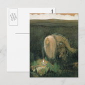 John Bauer - Ein Waldtroll Postkarte (Vorne/Hinten)