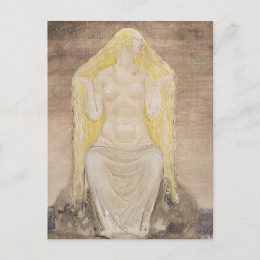 John Bauer - Freya Postkarte (Vorderseite)