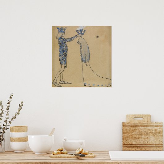 John Bauer - Goldkrone Poster (Küche)