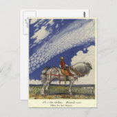 John Bauer - In die weite Welt Postkarte (Vorne/Hinten)