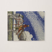 John Bauer - "in die weite Welt " Puzzle (Horizontal)