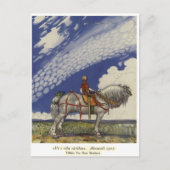 John Bauer - Into the Wide World Postkarte (Vorderseite)