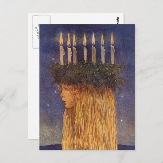 John Bauer - Märchenkunst Postkarte (Vorne/Hinten)