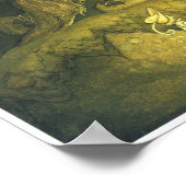 John Bauer Old Man Troll Poster (Ecke)