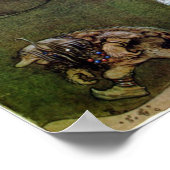 John Bauer One Summer's Abend Poster (Ecke)