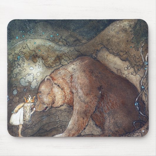 John Bauer Poor Little Basse Mousepad (Vorne)