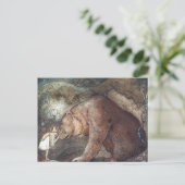 John Bauer Poor Little Basse Postkarte (Stehend Vorderseite)