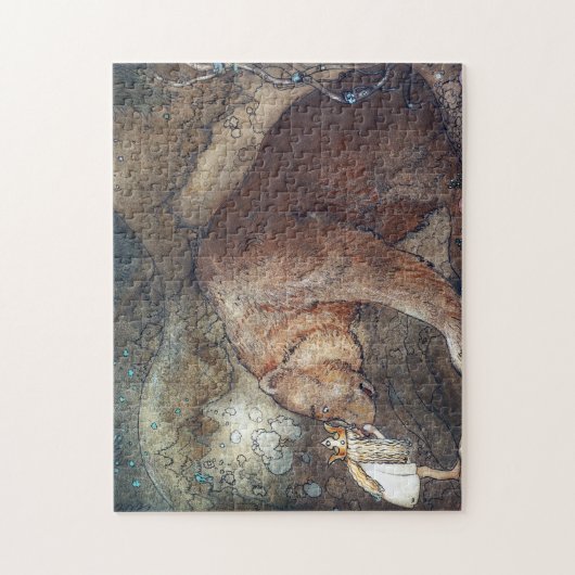 John Bauer Poor Little Basse Puzzle (Vertikal)