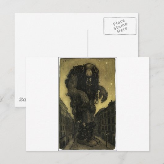 John Bauer Postkarte (Vorne/Hinten)