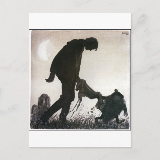 John Bauer Postkarte (Vorderseite)