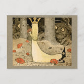 John Bauer Princess Daga und der Troll CC0807 Postkarte (Vorderseite)