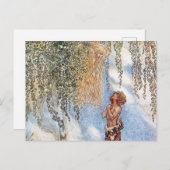John Bauer Princess in a Tree Postcard Postkarte (Vorne/Hinten)
