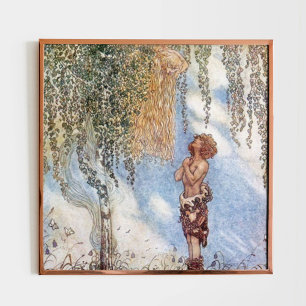 John Bauer Princess in einem Baum Poster