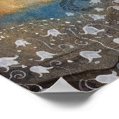 John Bauer Princess und Prince Vintag Art Poster (Ecke)