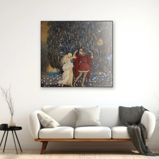 John Bauer Princess und Prince Vintag Art Poster