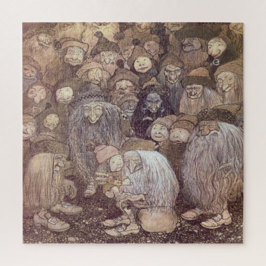 John Bauer Troll Art Puzzle (Vertikal)