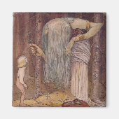 John Bauer TROLL HERB Magnet (Vorne)