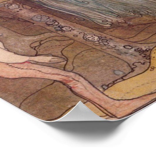 John Bauer Troll herb Poster (Ecke)