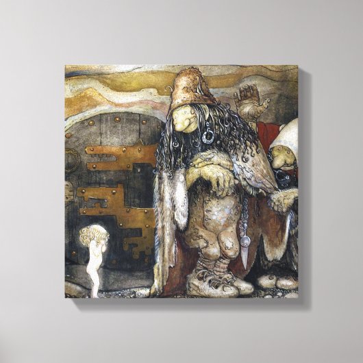 John Bauer Troll Leinwanddruck (Vorderseite)