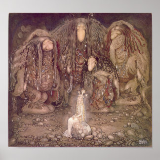 John Bauer - Troll Poster