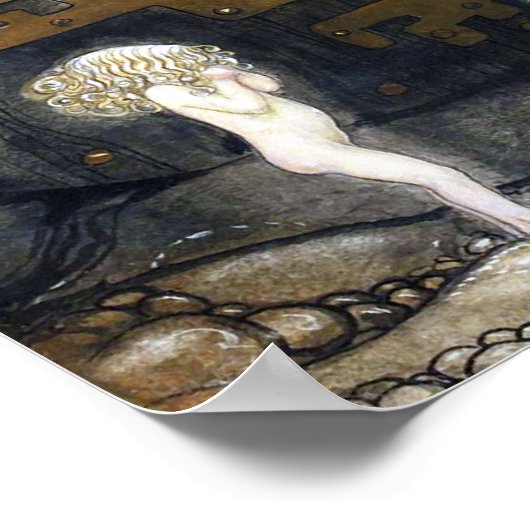 John Bauer Troll Poster (Ecke)