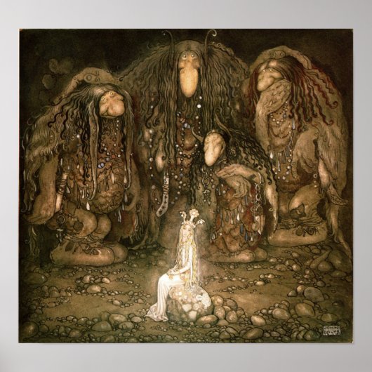 John Bauer - Troll Poster (Vorne)