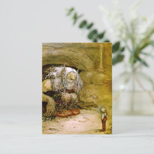 John Bauer - Troll Postkarte (Stehend Vorderseite)
