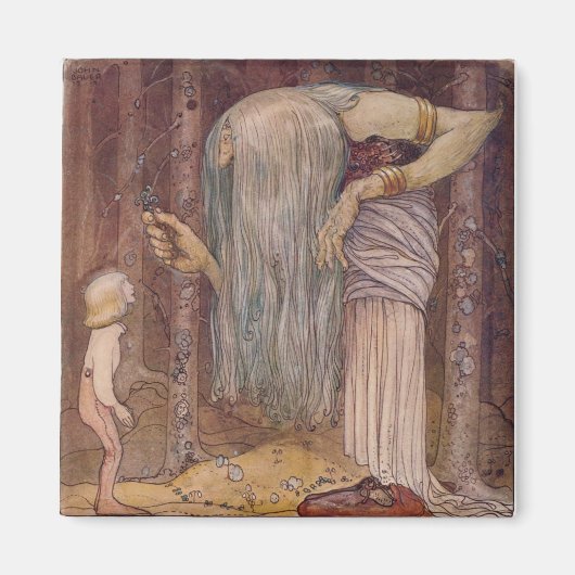 John Bauer TROLLKRÄUTER Magnet (Vorne)