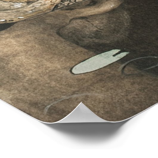 John Bauer Tuvstarr CC0789 Medium Poster (Ecke)