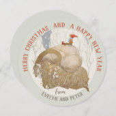 John Bauer Weihnachten Ziege Julbocken Weihnachtsk (Vorne/Hinten)