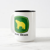 John Bear Zweifarbige Tasse (Vorderseite Links)
