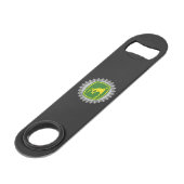 John Beer Steel Bottle Opener Speed Flaschenöffner (Rückseite Schrägansicht)