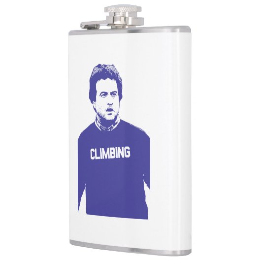 John Belushi Climbing Flachmann (Links)