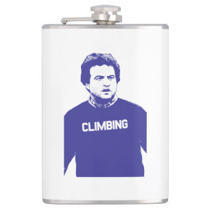 John Belushi Climbing Flachmann