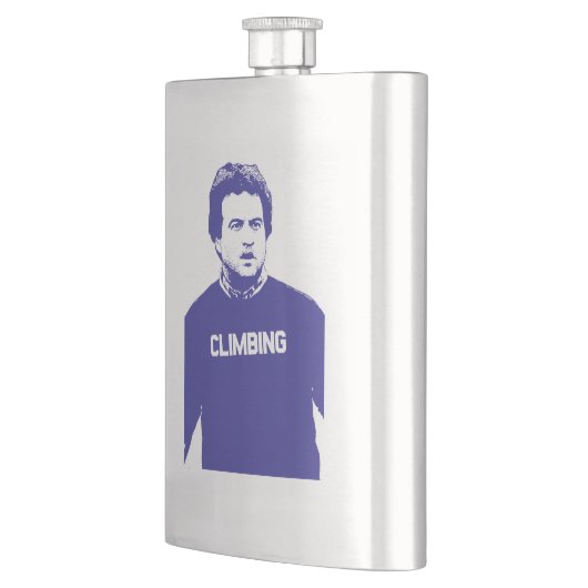 John Belushi Climbing Flachmann (Links)