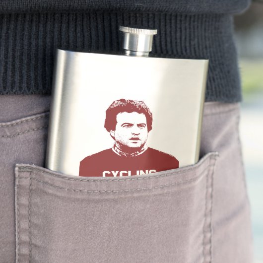 John Belushi Cycling Flachmann (Beispiel)
