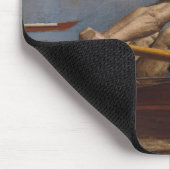 John Biglin in einem SingleScull Mousepad (Ecke)