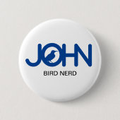 John Bird Nerd Button (Vorderseite)